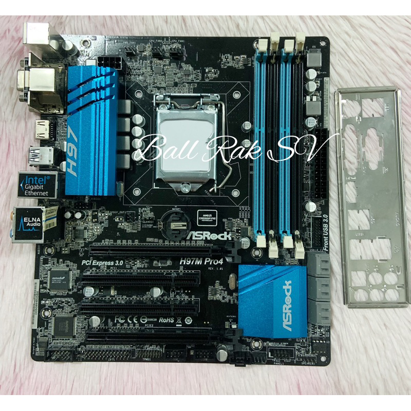 เมนบอร์ด Asrock H97M Pro4