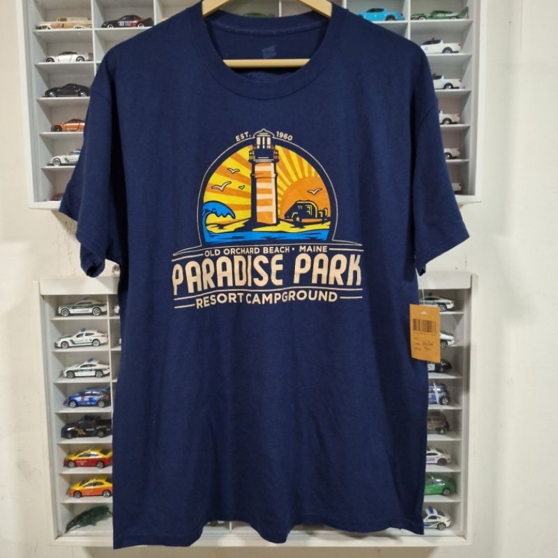 เสื้อยืด PARADISE PARK RESORT CAMPGROUND size L (L031)