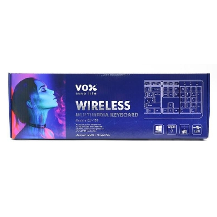 คีย์บอร์ด VOX KW-100 VX20-KW10*Wireless /1ปี