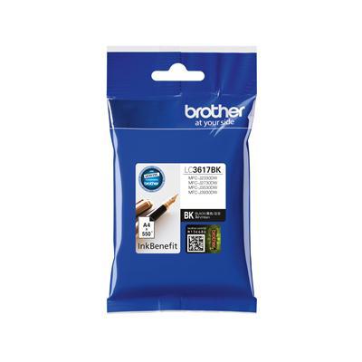 Brother ตลับหมึกอิงค์เจ็ท สีดำ รุ่น LC-3617BK
