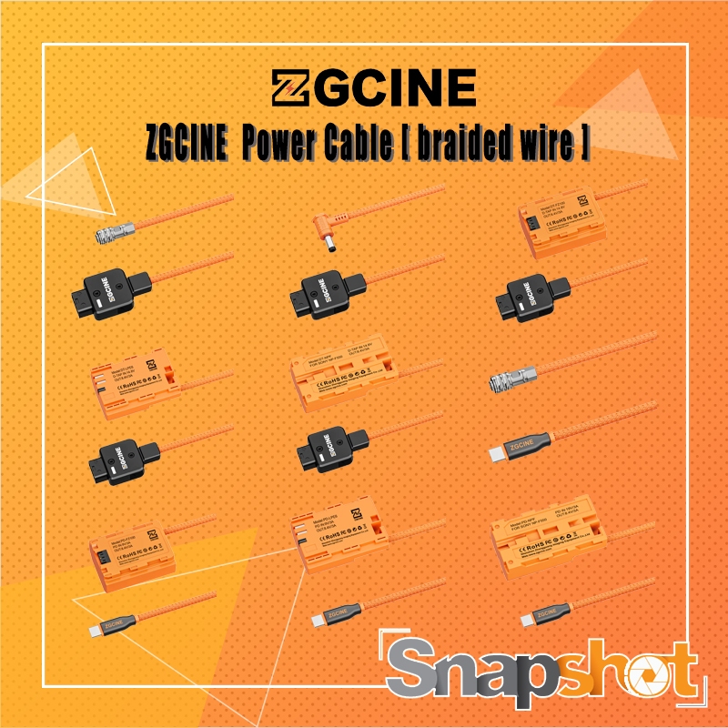 ZGCINE  Dummy Battery Cable  (braided wire）