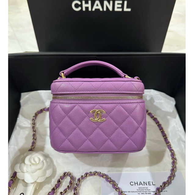 Chanel vanity bag microchip