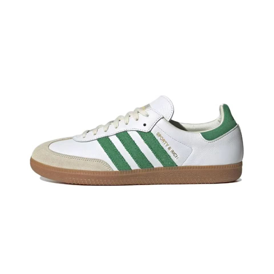 (ของแท้ 100%) adidas originals Samba og รองเท้าผ้าใบลำลองและสบายสำหรับผู้ชายและผู้หญิง