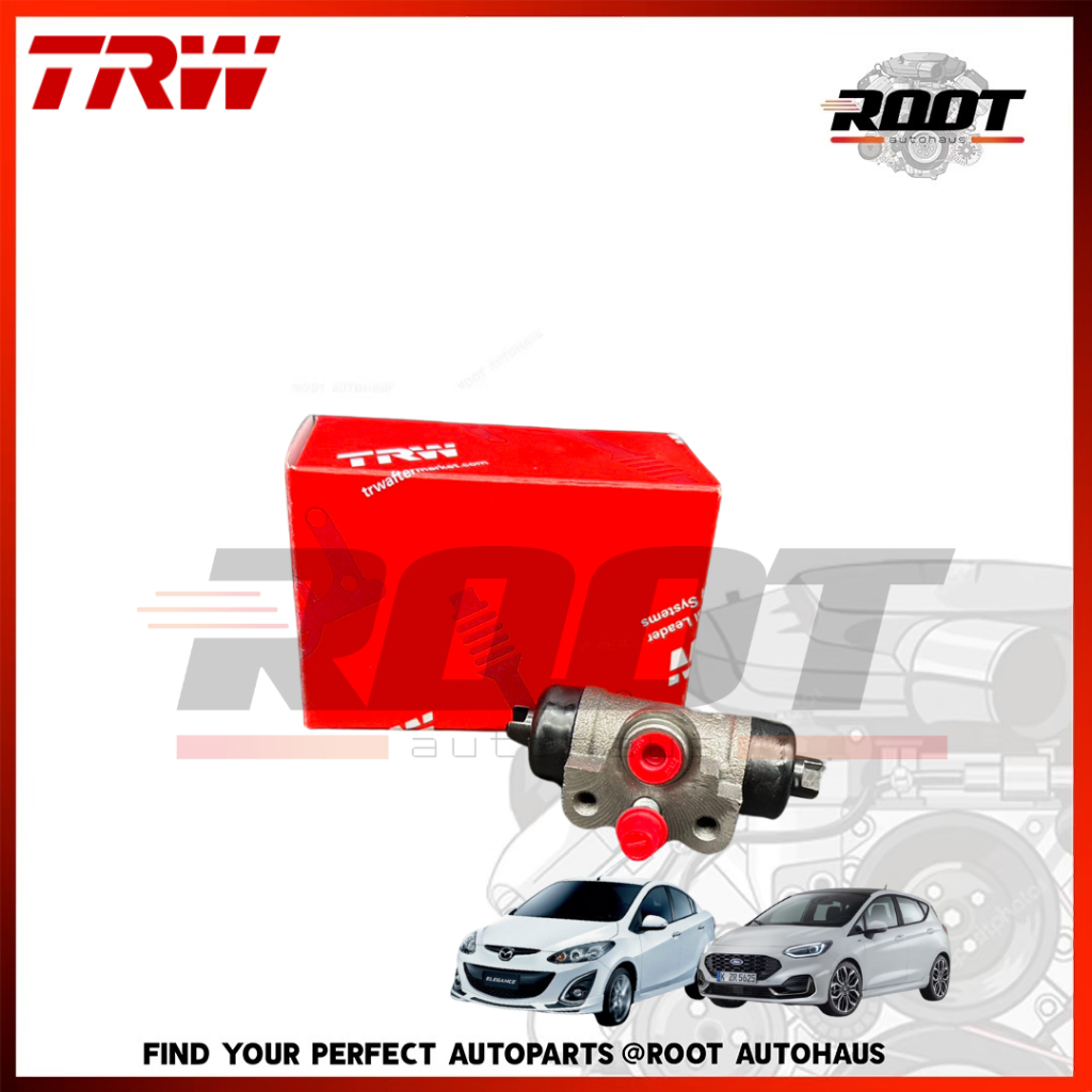 TRW กระบอกเบรคหลัง 3/4  Mazda 2 ปี08-13 Mazda 2 skyactive ปี14-18 Ford FIesta ปี10-16 เบอร์  BWD827
