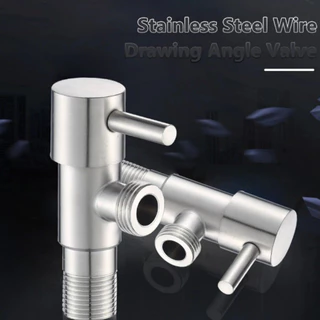 NC Hardware Stop Valve SS 304 เซรามิควาลว์ สต๊อปวาลว์ 1 ทาง เนื้อสเเตนเลส 304 ด้าน (Stainless Steal Stop Valve)