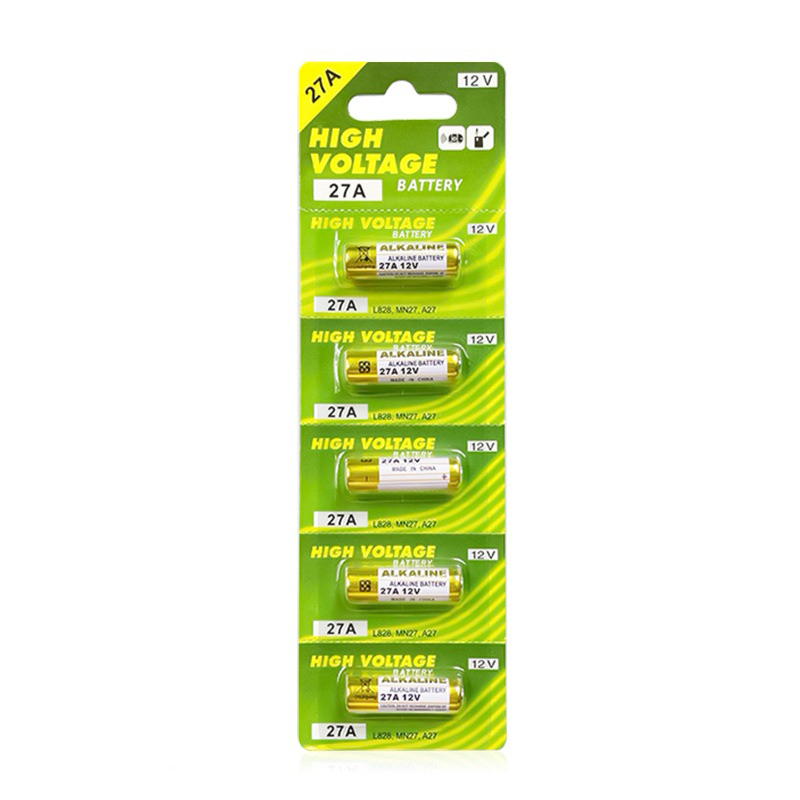 ถ่านรีโมท High Voltage alkaline 27A/A27/MN27/L828(ได้ถ่าน5ก้อน)