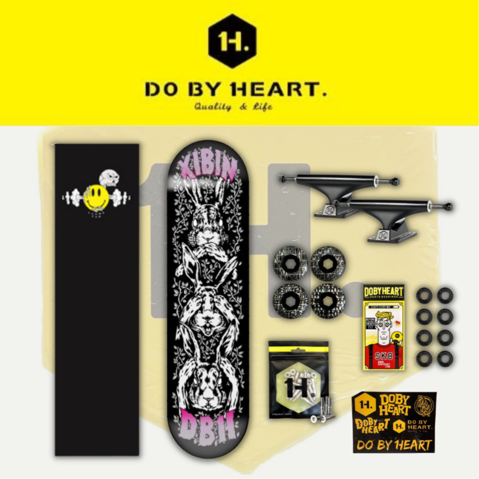 สเก็ตบอร์ดพร้อมเล่น เลือกประกอบได้ DBH Do By Heart Skateboard Set รับประกันของแท้ พร้อมส่ง