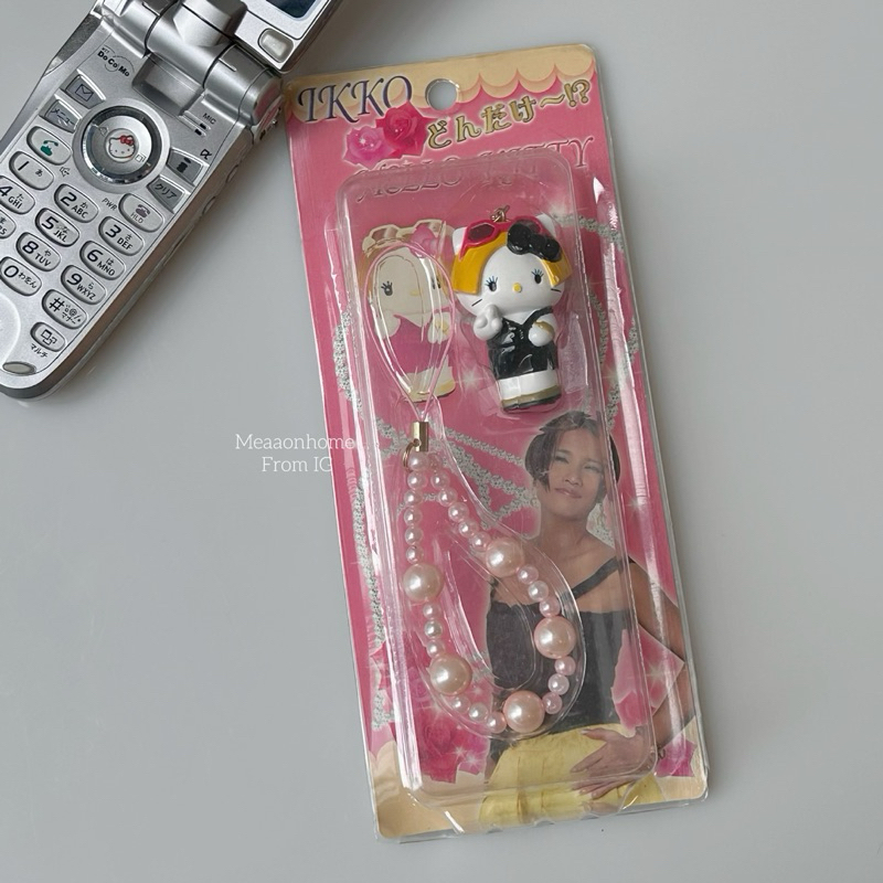 Ikko Hello Kitty Phone Strap Sanrio 2007, สายห้อยมือถือคิตตี้ พวงกุญแจคิตตี้