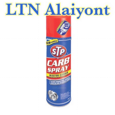 STP สเปรย์ทำความสะอาดหัวฉีด ปีกผีเสื้อ คาร์บูเรเตอร์ carb spray injector cleaner 500 มล.