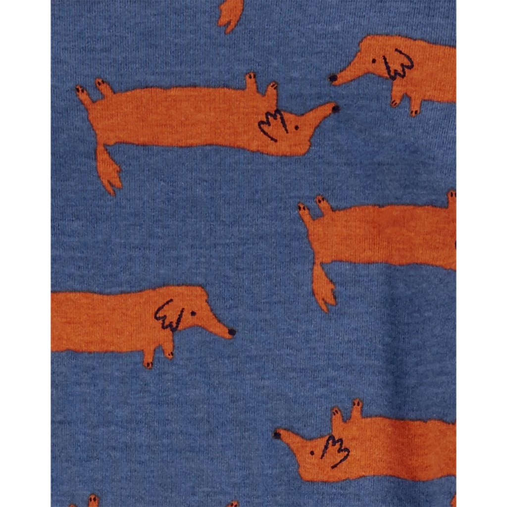 CARTER 7PK BS Navy Copper Dog Print L11 คาร์เตอร์ชุดเซทบอดี้สูทแขนสั้น7 ชิ้น ลายสุนัข - รูปที่ 5