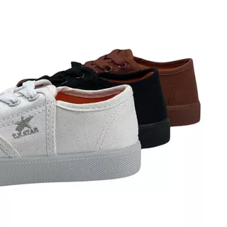 รองเท้าผ้าใบนักเรียนT.K star มีสีดำ,น้ำตาล,ขาว ไซส์ 31-45เป็นTkนะคะ**มีบิลให้ทุกคู่**