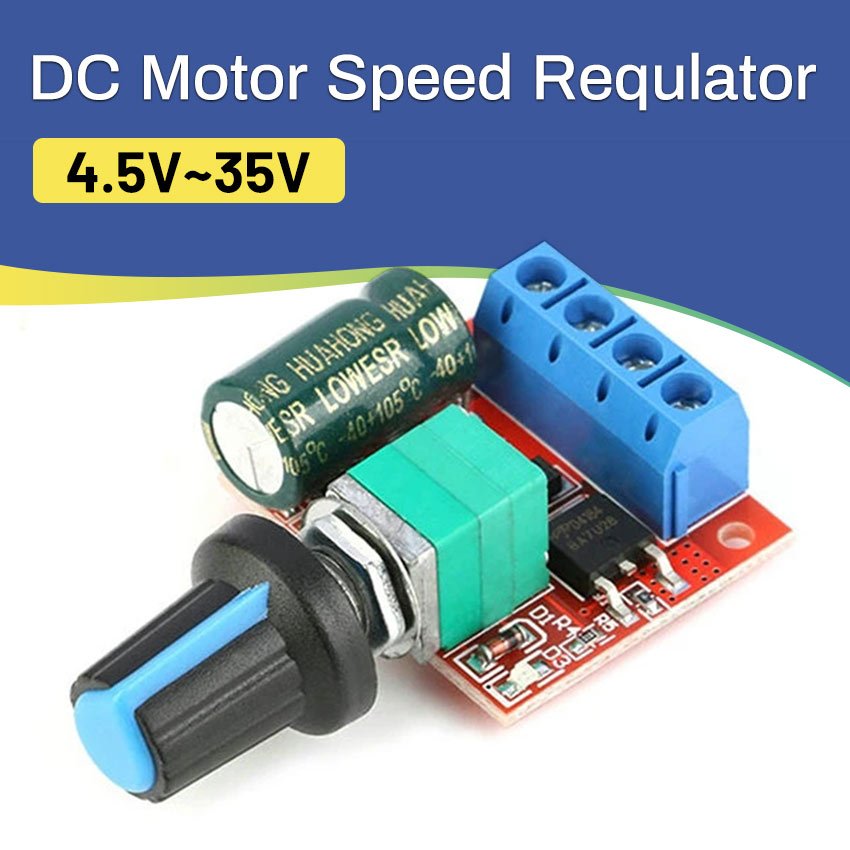 ร้านคนไทย!  เครื่องควบคุมความเร็ว PWM DC ดิมเมอร์ 4.5V-35v ปรับความเร็วมอเตอร์ dc ราคา ถูกที่สุด ดีลบีเคเค แกลเลอรีภาพที่ 7
