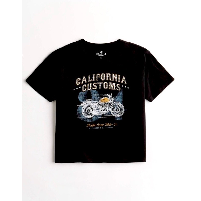 HOLLISTER Graphic Cropped T-Shirt