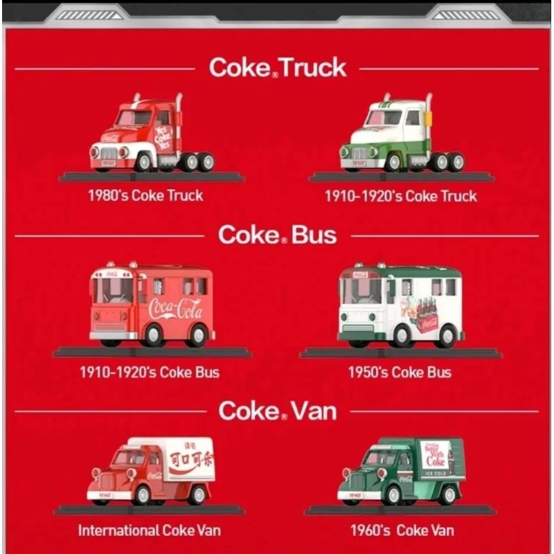 พร้อมส่ง Model Popcar Coca Cola Classic