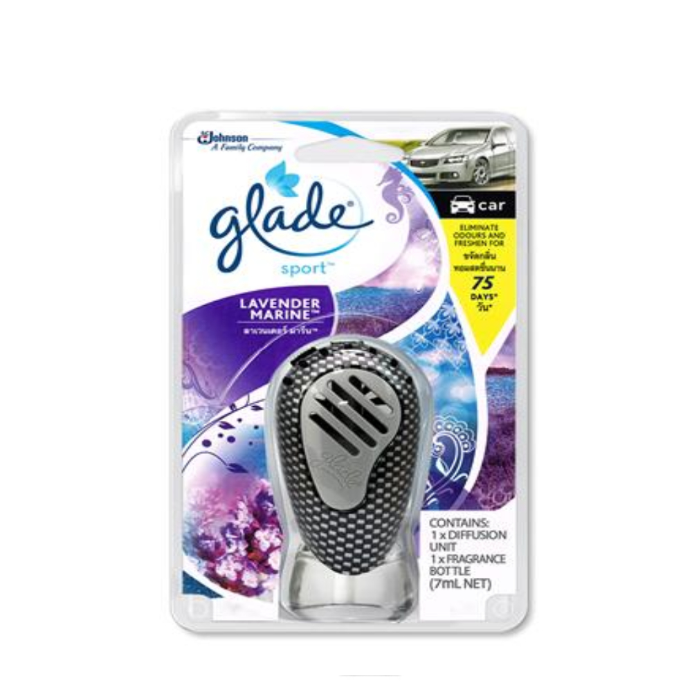 น้ำหอมปรับอากาศรถยนต์ GLADE SPORT 7ml LAVENDER