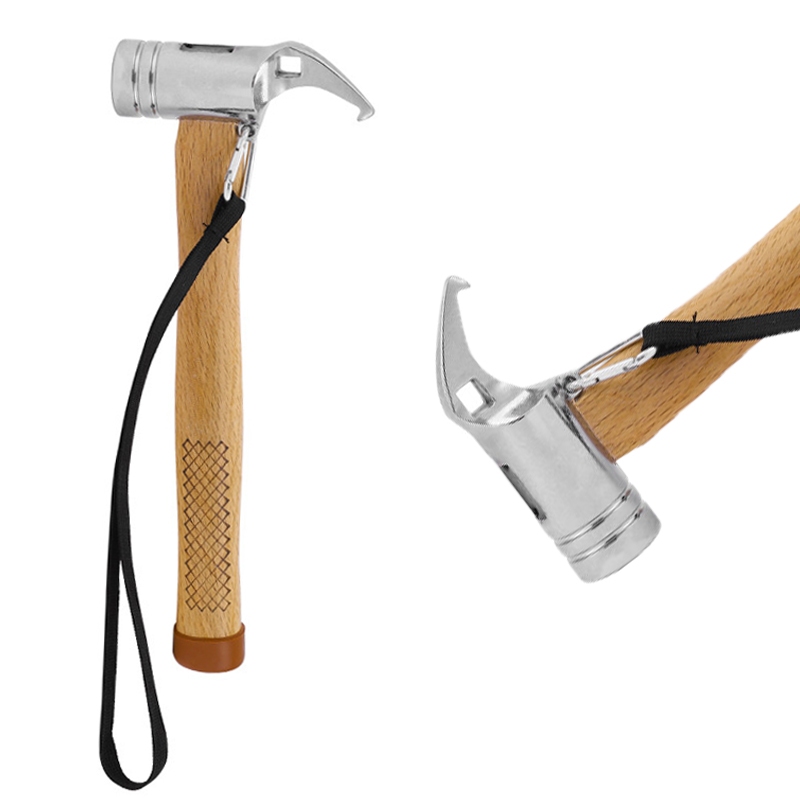 ค้อนตอกสมอบก ค้อนเหล็กด้ามไม้ ค้อนสำหรับแคมป์ปิ้ง