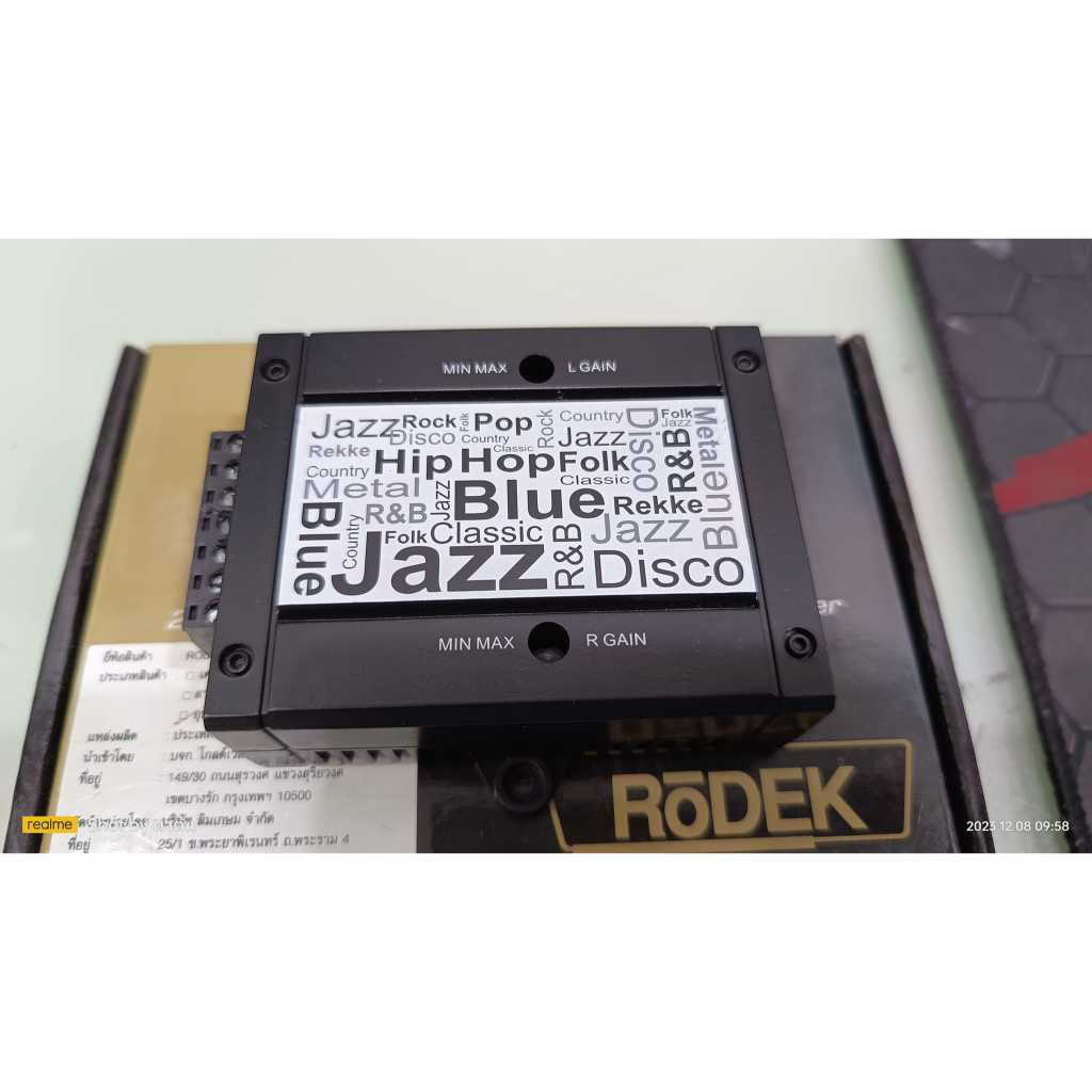 RODEK RHL-BLACK DIAMOND 4 อุปกรณ์แปลงสัญญาณเสียง Hi-to-Low