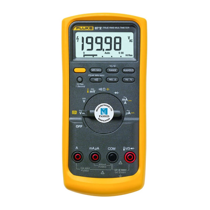 Fluke 87V ดิจิตอลมัลติมิเตอร์สำหรับงานอุตสาหกรรม
