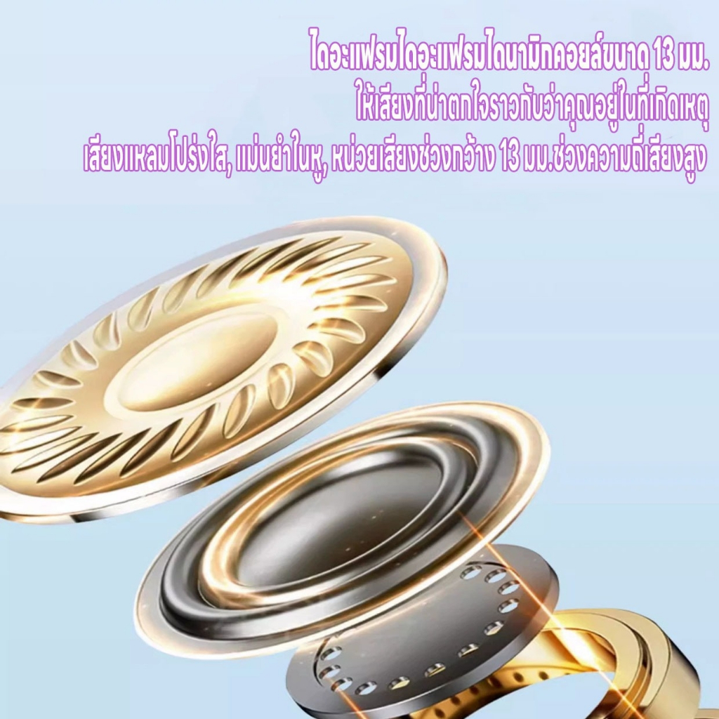 หูฟังบลูทูธ หูฟังลายการ์ตูน แบบบลูทูธไร้สาย Bluetooth5.3 เสียงใส เสียง4D เชื่อมได้ทั้งแอนดรอย์และIOS ทนทาน ชาร์Type -C