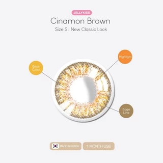 Lollipop Contact Lens รุ่น Cinamon brown คอนแทคเลนส์ Jellykiss