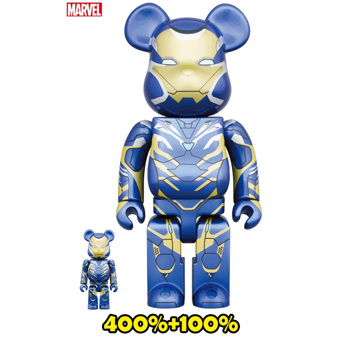 BE@RBRICK IRON MAN RESCUE SUIT 100％ & 400％ (DW)  สินค้าใหม่