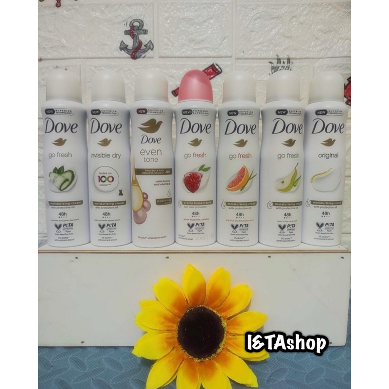 (พร้อมส่ง) Dove Spray (สูตรนำเข้า)