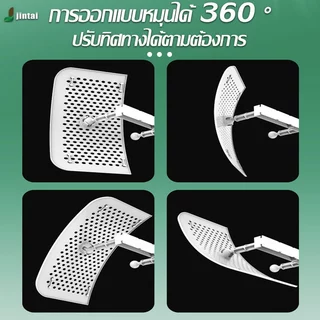 แผ่นบังลมแอร์ แผงเบี่ยงลมแบบแขวน ยาว 90 ซม. ปรับ 8 ทิศทาง รุ่นอัพเกรดพร้อมแผ่นกรอง