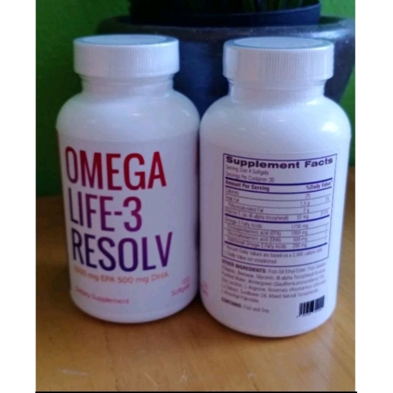 unicity โอเมก้า3 resolv omega life 3 /สินค้านำเข้าการันตีแท้100%