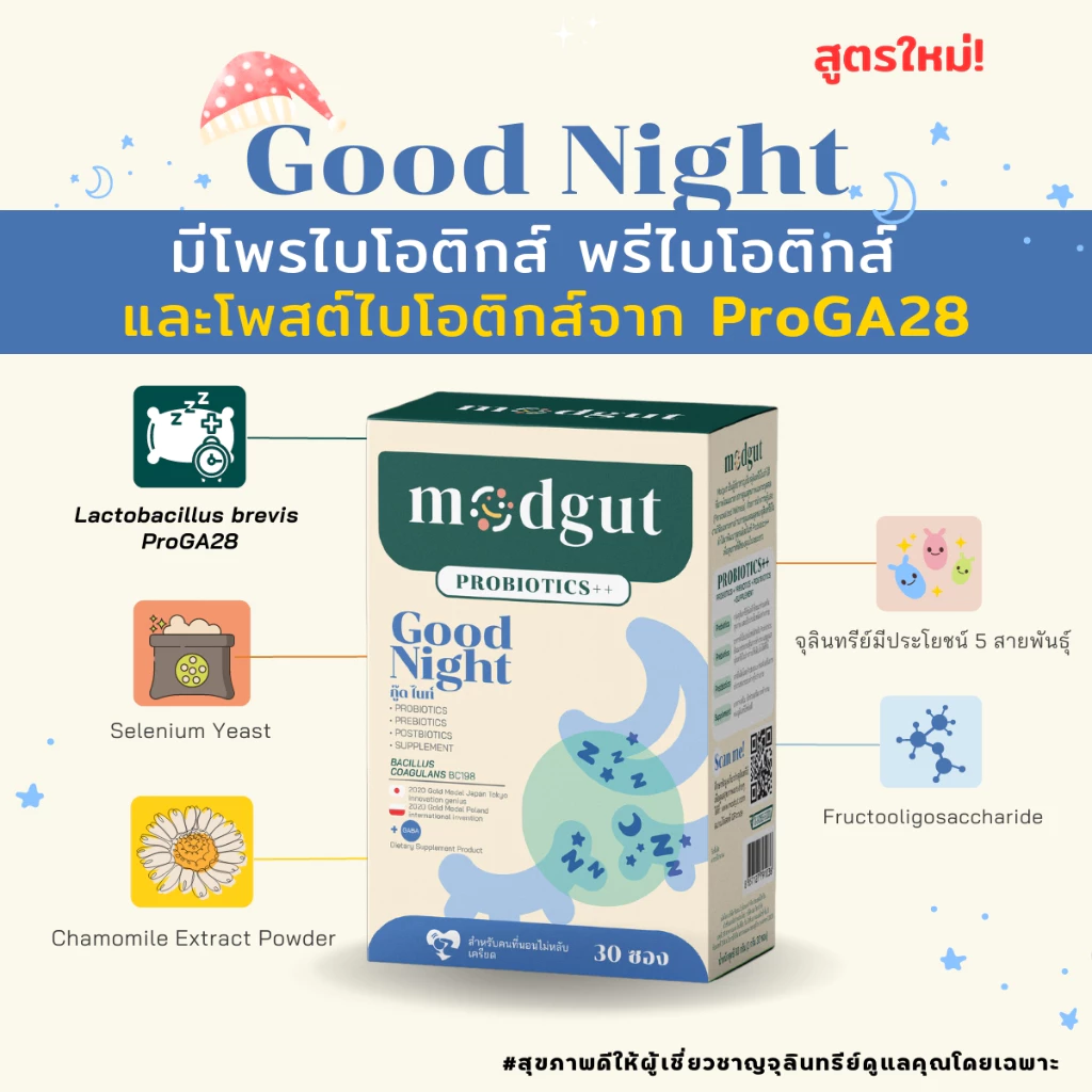 Modgut probiotics ++ ชนิดผง 30 ซอง มดกัต โพรไบโอติกส์ พร้อมทาน อร่อย มีครบ 4 สูตร ตอบโจทย์ครบตามอาการของคุณ thumbnail 7