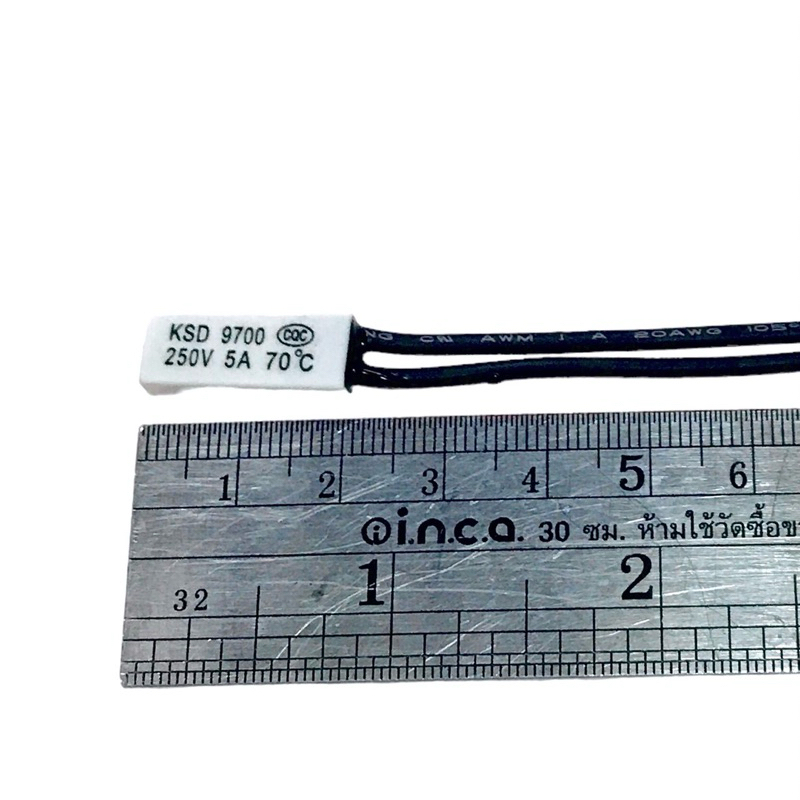 Thermostat เทอร์โมสตัท ตัวแบน 5A 250V ร้อนตัด45องศาถึง150องศา - รูปที่ 5