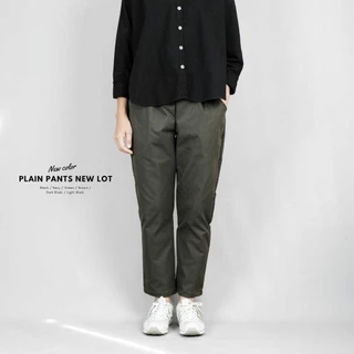 Plain pants กางเกงขา 5 ส่วน (ขาเต่อ)