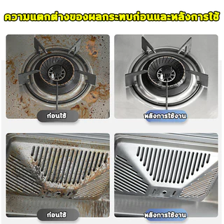 HLHB เหมาะสำหรับพื้นผิวมันต่างๆ 750ml น้ำยาขจัดน้ำมัน น้ำยาทำความสะอาดครัว น้ำยาขจัดคราบน้ำมัน โฟมกำจัดคราบ น้ำยาล้างเตา