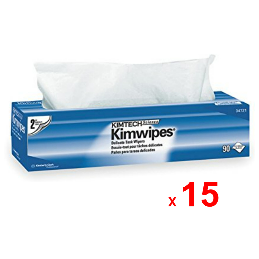 KIMTECH SCIENCE KIMWIPES กระดาษเช็ดทำความสะอาดเลนส์ คิมเทค ไซเอนส์ คิมไวป์ส รหัสสินค้า 34721 หนา 2 ช