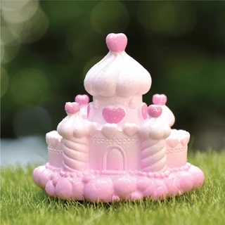 โมเดลบ้านเจ้าหญิงสีชมพู - สำหรับตกแต่งบ้าน สวนถาด อื่นๆ