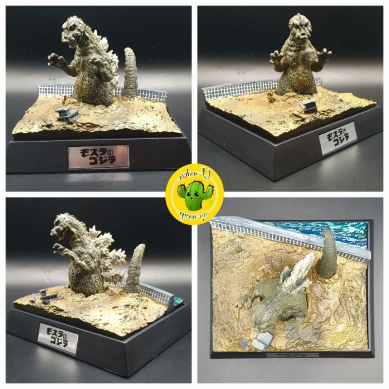 Bandai Godzilla 1964 Diorama Mini Sence 2000 Sence 03 งานฉาก กอตซิลล่า