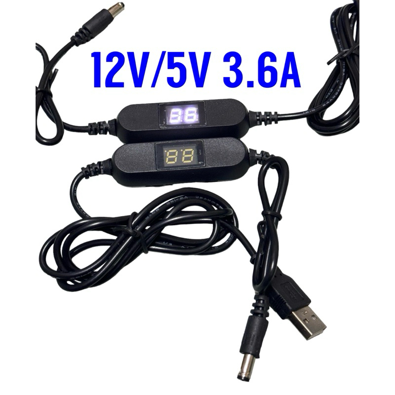 USB 5V To 1.5V 3V 4.5V 6V 9V 12V เอาท์พุทแรงดันไฟฟ้าสาย step Up Down Converter สำหรับของเล่นนาฬิกา