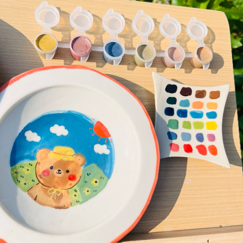 สีเซรามิกใต้เคลือไฟสูง(1200องศา)1ชุดได้6สีเลือกสีได้ในช่องแชท😊 ถ้าไม่เลือกทางร้าจะคละให้ค่ะ - รูปที่ 3