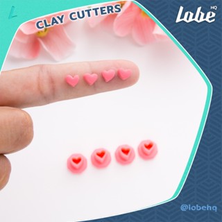Lobehq Micro Clay Cutter Heart Shape 4 Pack/ แม่พิมพ์กดดินโพ…