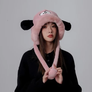 หมวกตุ๊กตาน่ารัก กันลม ให้ความอบอุ่น แฟชั่น ED-5สี