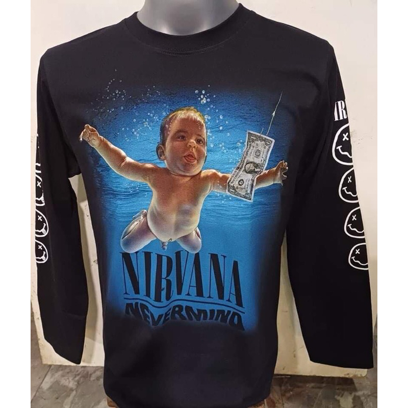 NIRVANA  เสื้อวงแขนยาว