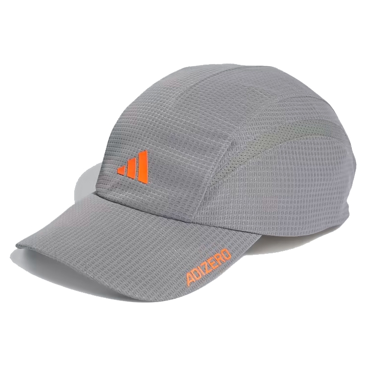 Adidas หมวกแก๊ปอดิดาสสำหรับวิ่ง Adidas Adizero Heat.RDY HR7058 (Grey Three / Solar Red) สินค้าลิขสิทธิ์
