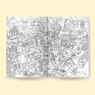 Friends and Activities coloring book สมุดระบายสี 20 หน้า ขนาด 17x25cm