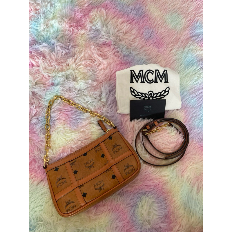 กระเป๋า MCM Mini Delmy Visetos Shoulder Bag