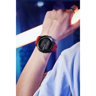 นาฬิกาดิจิตอลมีไฟ LED จับเวลา สายยาง กันน้ำ เหมาะสำหรับผู้ชาย ผู้หญิง นาฬิกาสปอร์ตกลางแจ้ง