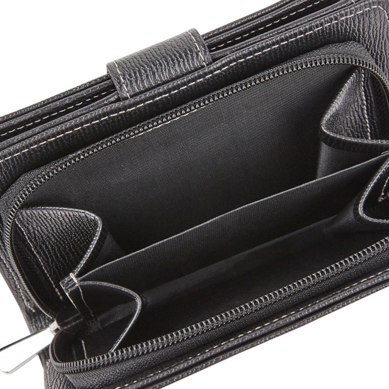 Jacob International กระเป๋าสตางค์ผู้หญิง V32173 (ดำ) - รูปที่ 3