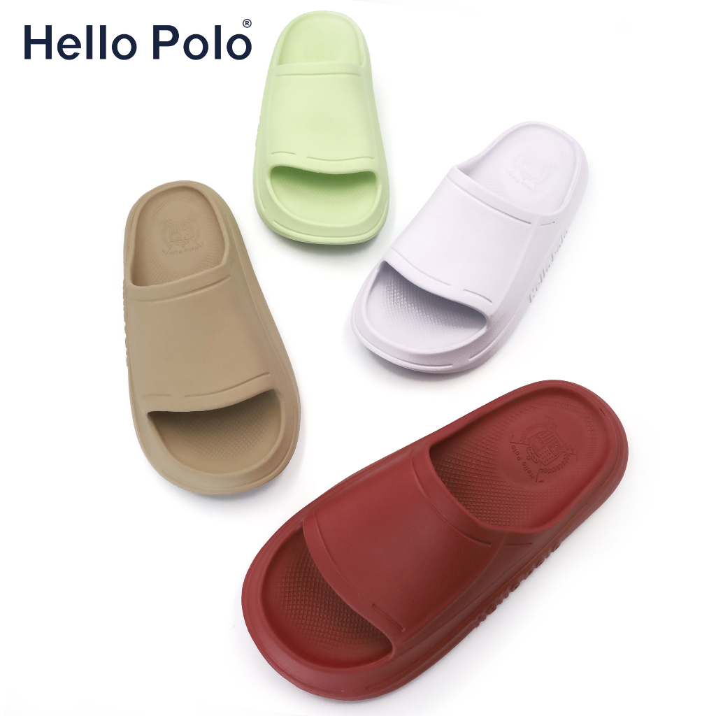 Hello Polo รองเท้าแตะ รองเท้าสุขภาพ รองเท้าสำหรับผู้หญิง ผู้ชาย พื้นหนา นุ่ม น้ำหนักเบา รุ่น HP8003W