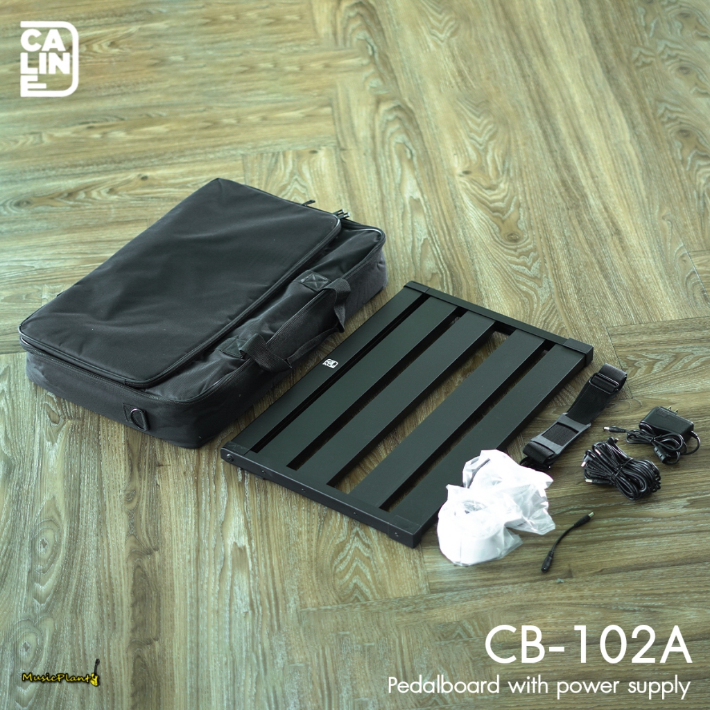 Caline - บอร์ดเอฟเฟค มีพาวเวอร์ซัพพลายในตัว Pedalboard with power supply