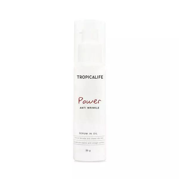 เซรั่มลดเลือนริ้วรอย สกินแคร์ธรรมชาติ ผิวอ่อนเยาว์ POWER ANTI WRINKLE SERUM IN OIL 35g. thumbnail 7
