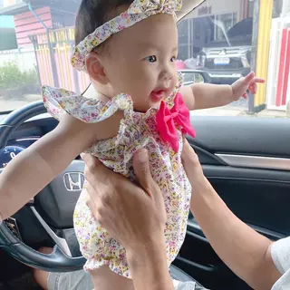 🔥ส่งไว จาก สมุทรปราการ บอดี้สูททรงบอลลูน สำหรับเด็กผู้หญิง 3.8-9กิโลกรัม มีหลายแบบให้เลือก ชุดลูกสาว