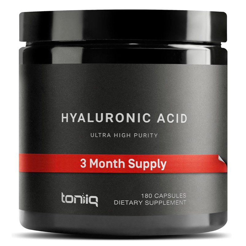 Toniiq Ultra Purity Hyaluronic Acid with Vitamin C 180 veggie caps
